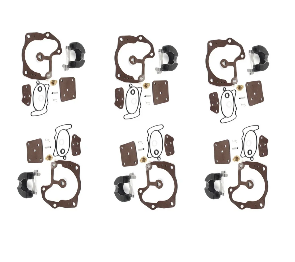 6-Pack Carburetor Repair Kit for Johnson Evinrude V4 V6 V8 (439078 439079)