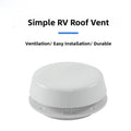 RV Mushroom Vent Cover White Air Outlet for Motorhome Camper 0.2 Kg Net Weight