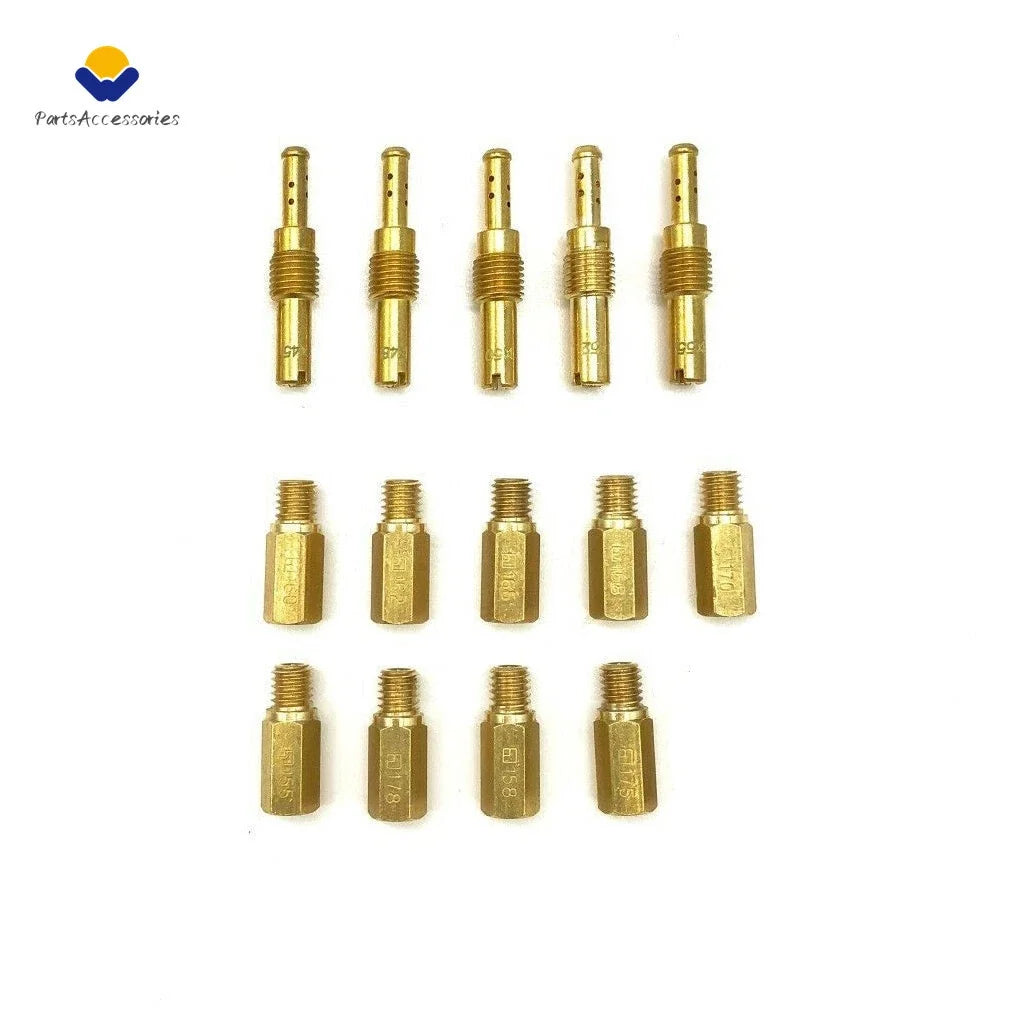 9pcs Main Jets & 5pcs Pilot Jet Kit for Honda TRX450R TRX450ER (2004–2009)