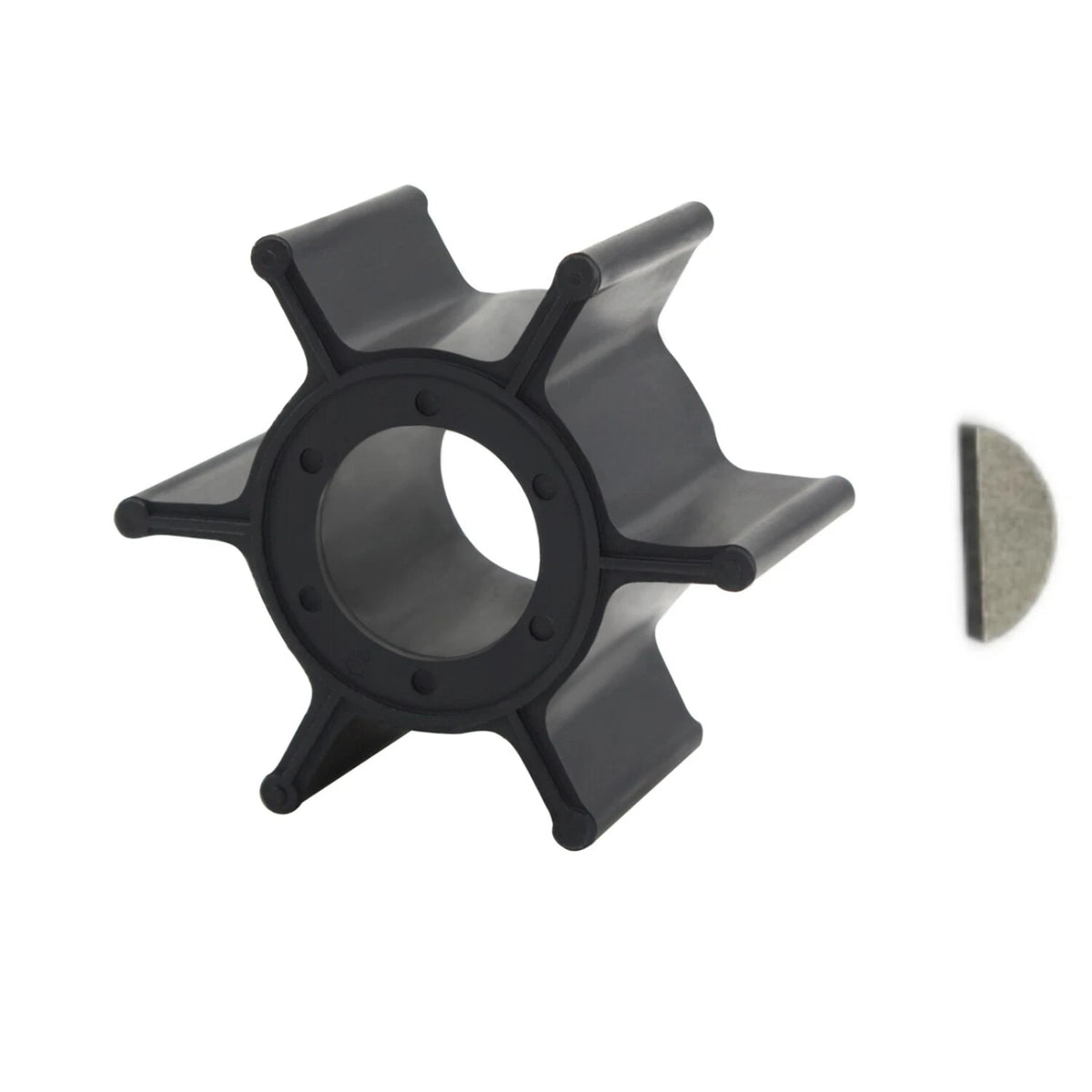 Water Pump Impeller & Key Yamaha Mariner Outboard 8HP 15HP 47-95611M 47-81242M
