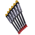 6PCS Fuel Injector Set 0R3418 for CAT Caterpillar 3306 D4E 3306B D5H 615C 621E