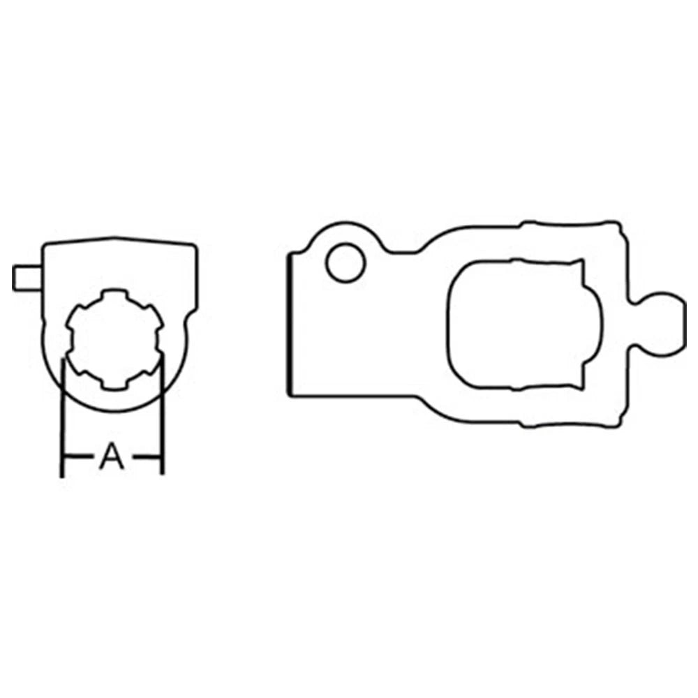 Yoke 9805829 Fits Ford Holland 408 411 412 415