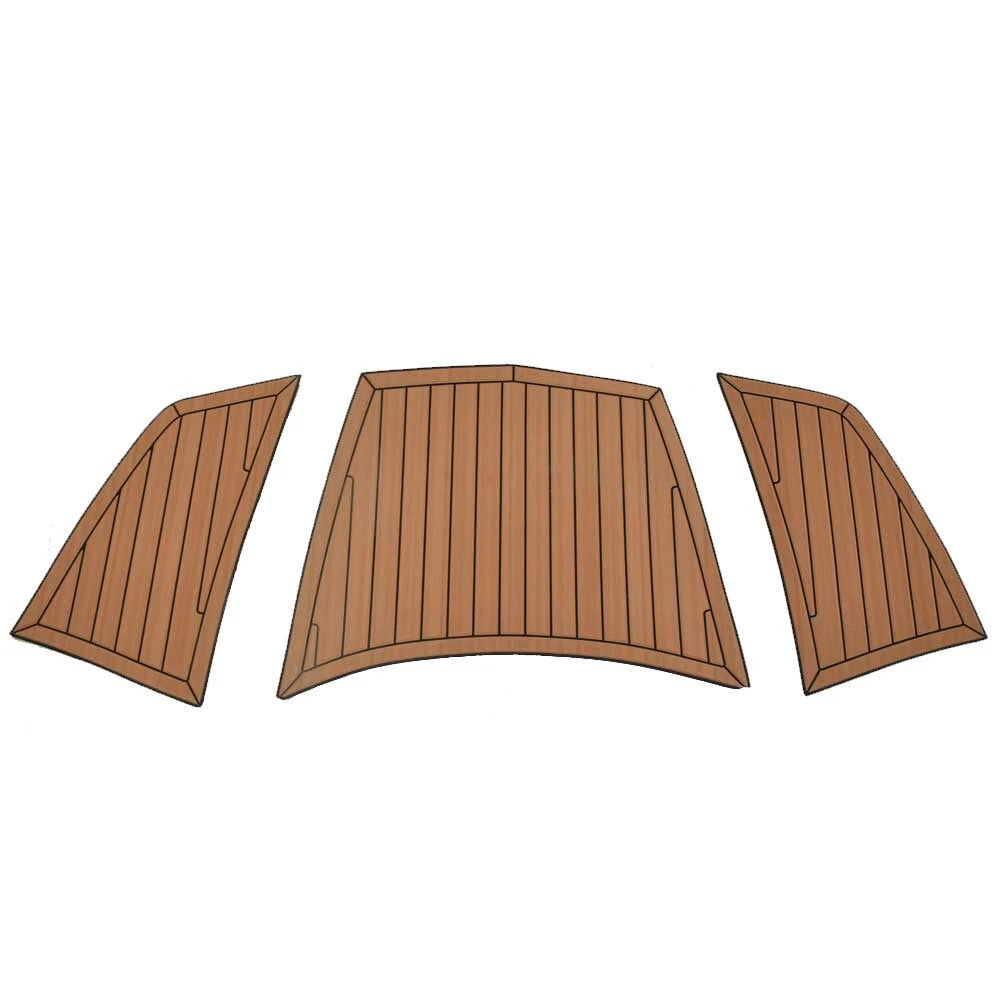 Cruisers Boat Non-Skid Mats V2824100 - Swim Platform Teak (set of 3)
