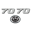 Horsepower Label Decal Sticker for Yamaha Outboard (70 HP)