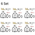 Set of 6 Carburetor Repair Kits for IH Farmall Super H M W4 O4 W6 O6 Tractor