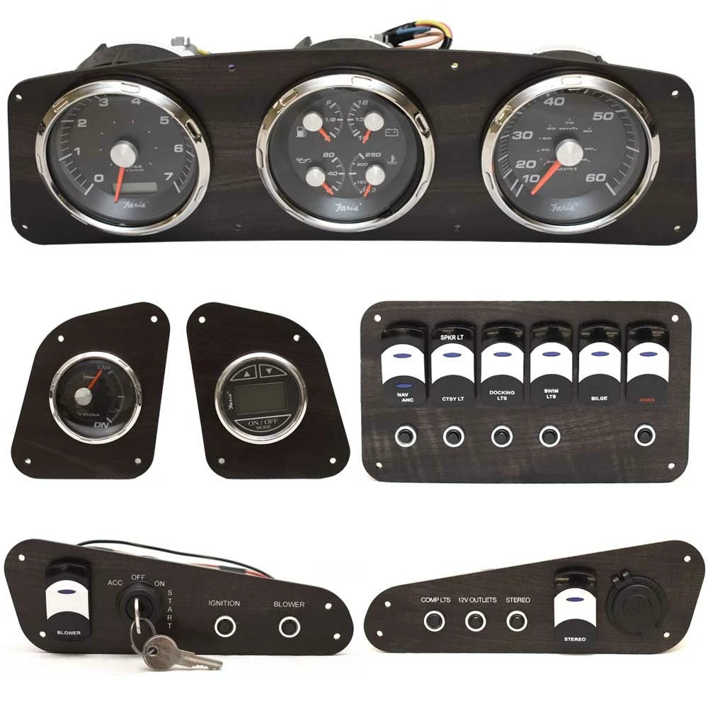 Rinker Boat Dash Panel Kit 2070099 - 20 - 22 MTX Mercury (6PC)