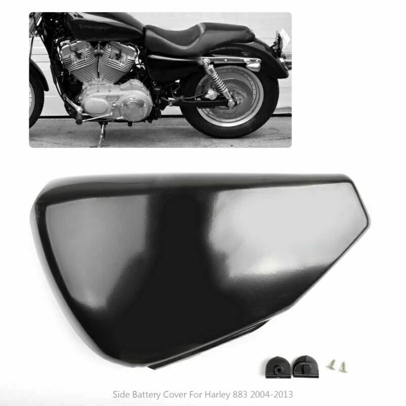 Left Side Battery Cover for Harley Sportster XL 883 1200 (2004–2013) T9