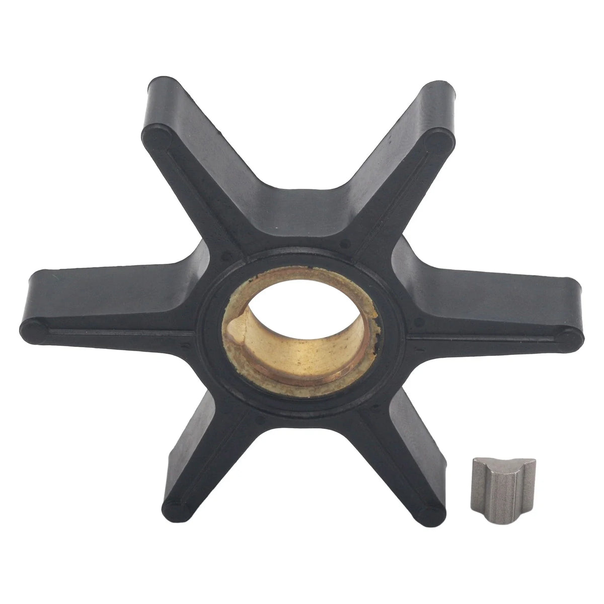 Water Pump Impeller & Key for Mercury 13.5 18 20 25 30 40 HP (2-Stroke)