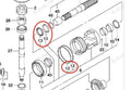 Lower Unit Gearcase Seal Kit for Suzuki DF325 DF350 (09282-45001)