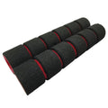 Ergonomic Handlebar Covers for Motorcycles Red and Black Non Slip Design