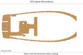 EVA Pad Foam Teak Deck Flooring for Sea Ray 450 Sundancer (2012)