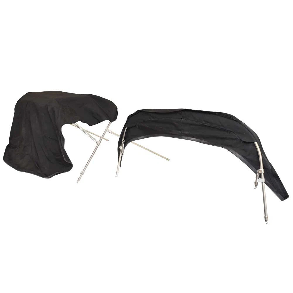 Cruisers Boat Bimini Top V2826908 - Radar Arch 298 SS Black (set of 2)