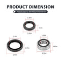 Rear Brake Drum Bearing Dust Seal Oil Seal for Yamaha Bruin 250 (2005–2006)