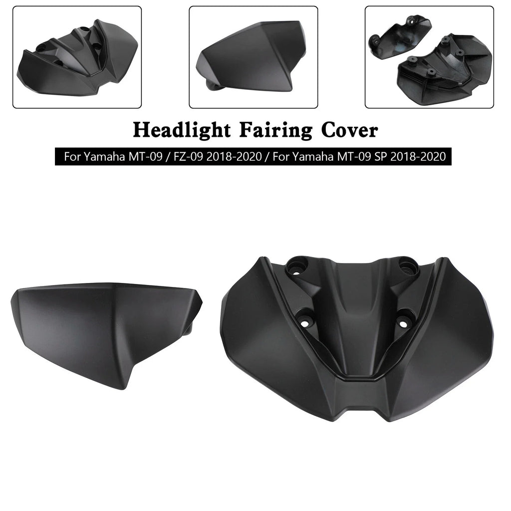 Headlight Fairing Windshield Cover for Yamaha MT-09 FZ09 MT-09 SP (2018–2020)