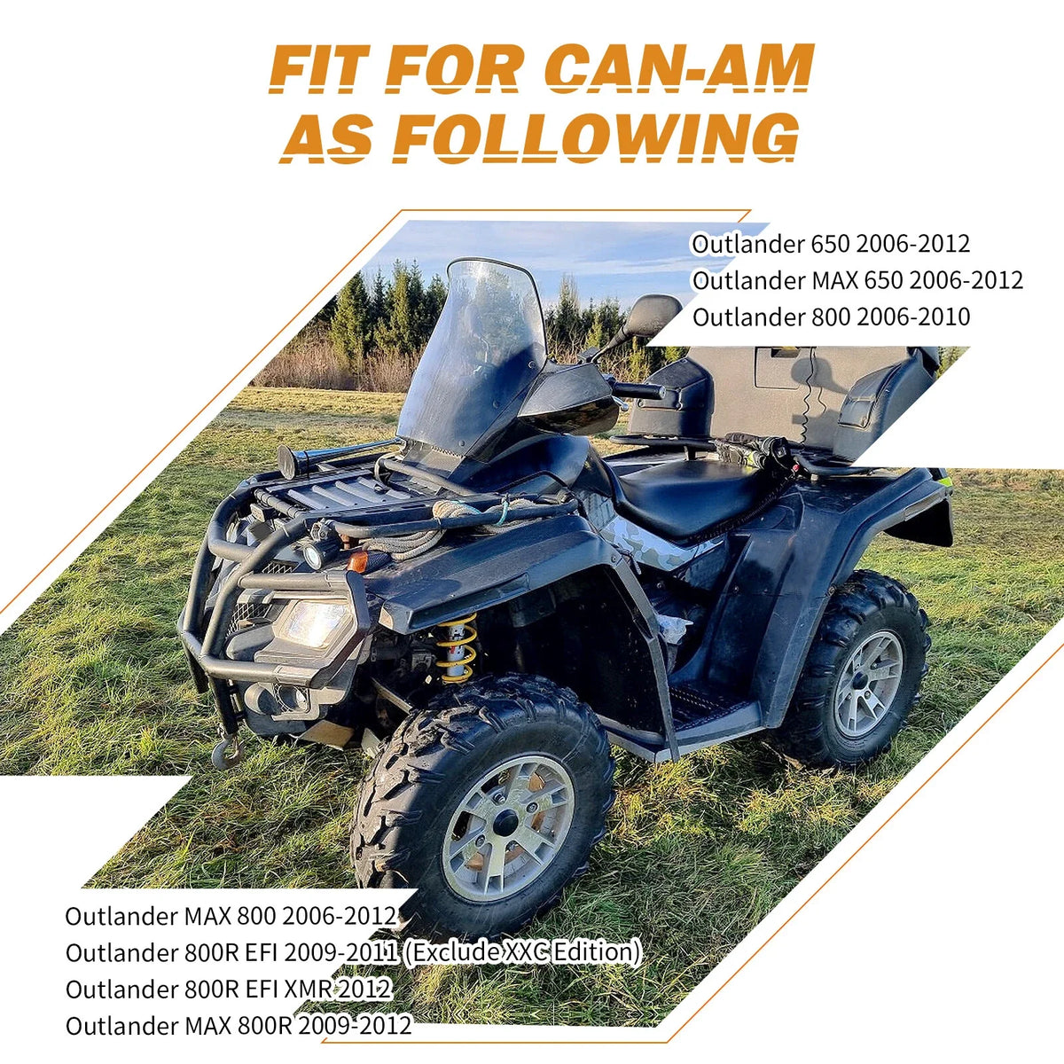 Upper & Lower Arm Ball Joint Kit for Can-Am Outlander 650 800 800R (2006–2012)