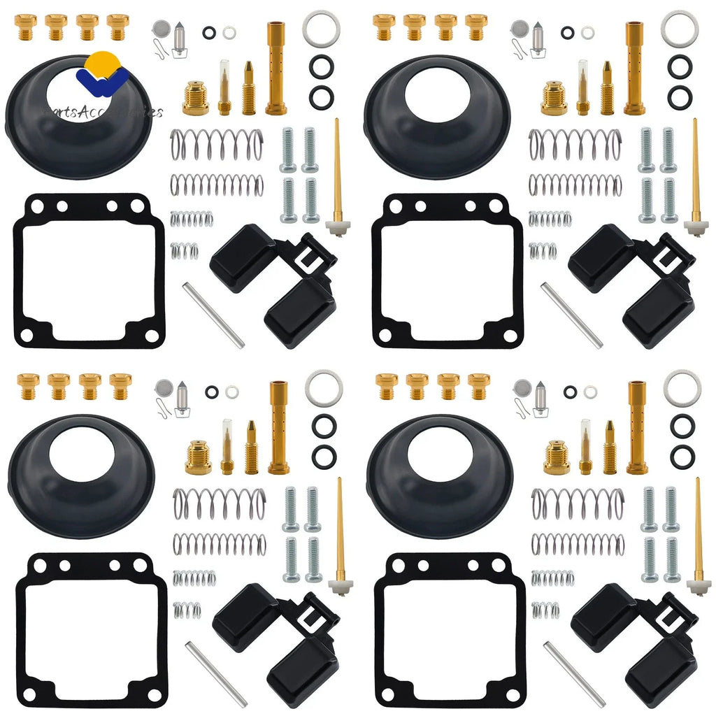4Pcs Carburetor Rebuild Kit for Yamaha Maxim 650 XJ650 (1980–1983)