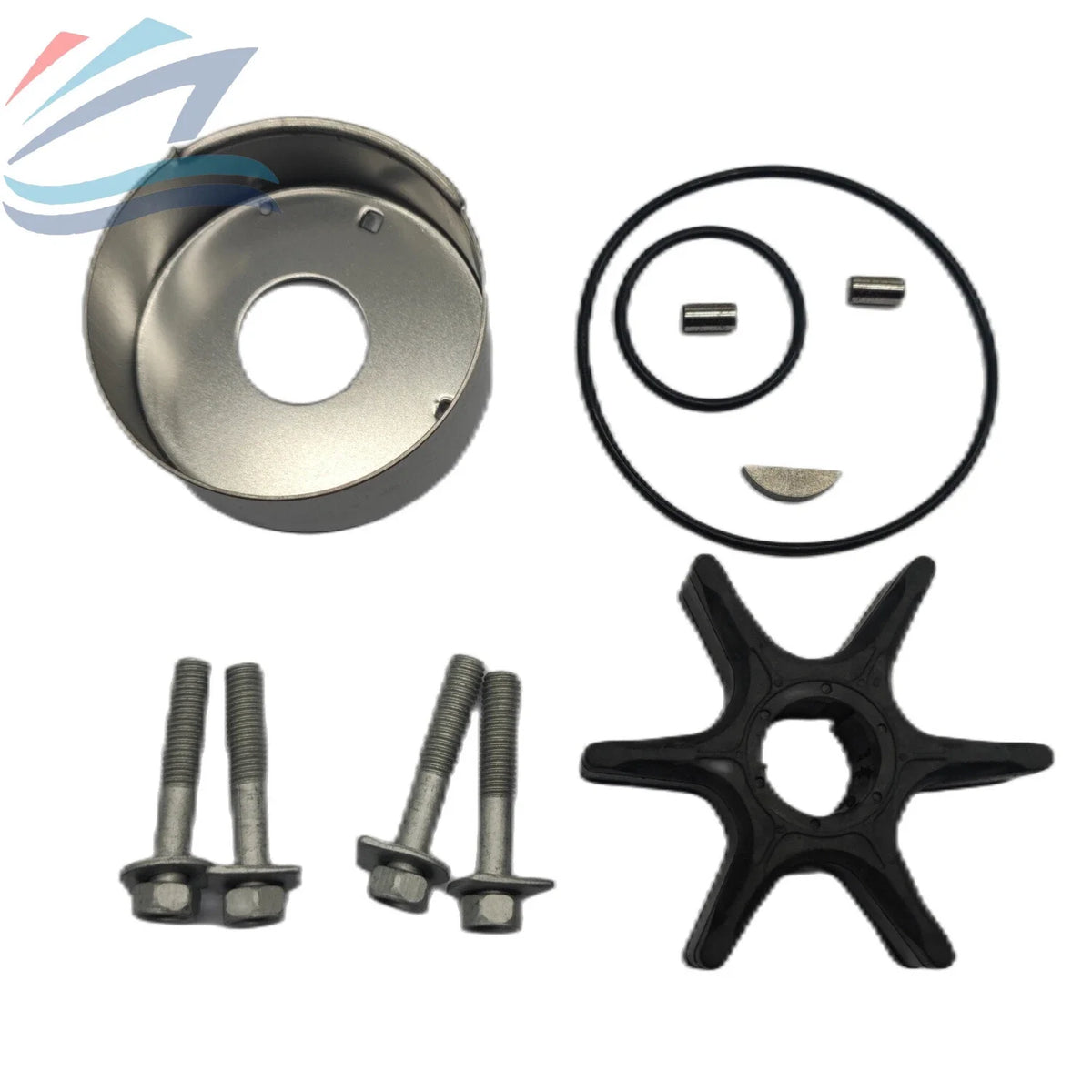 EM Water Pump Impeller Kit for Yamaha VF225 VF250 (2000–2006) 6CB-W0078-00