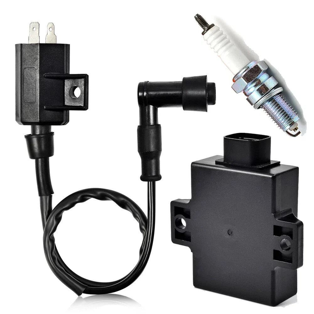Ignition Coil Spark Plug CDI Kit for Kawasaki KLF220 (1996–2002)