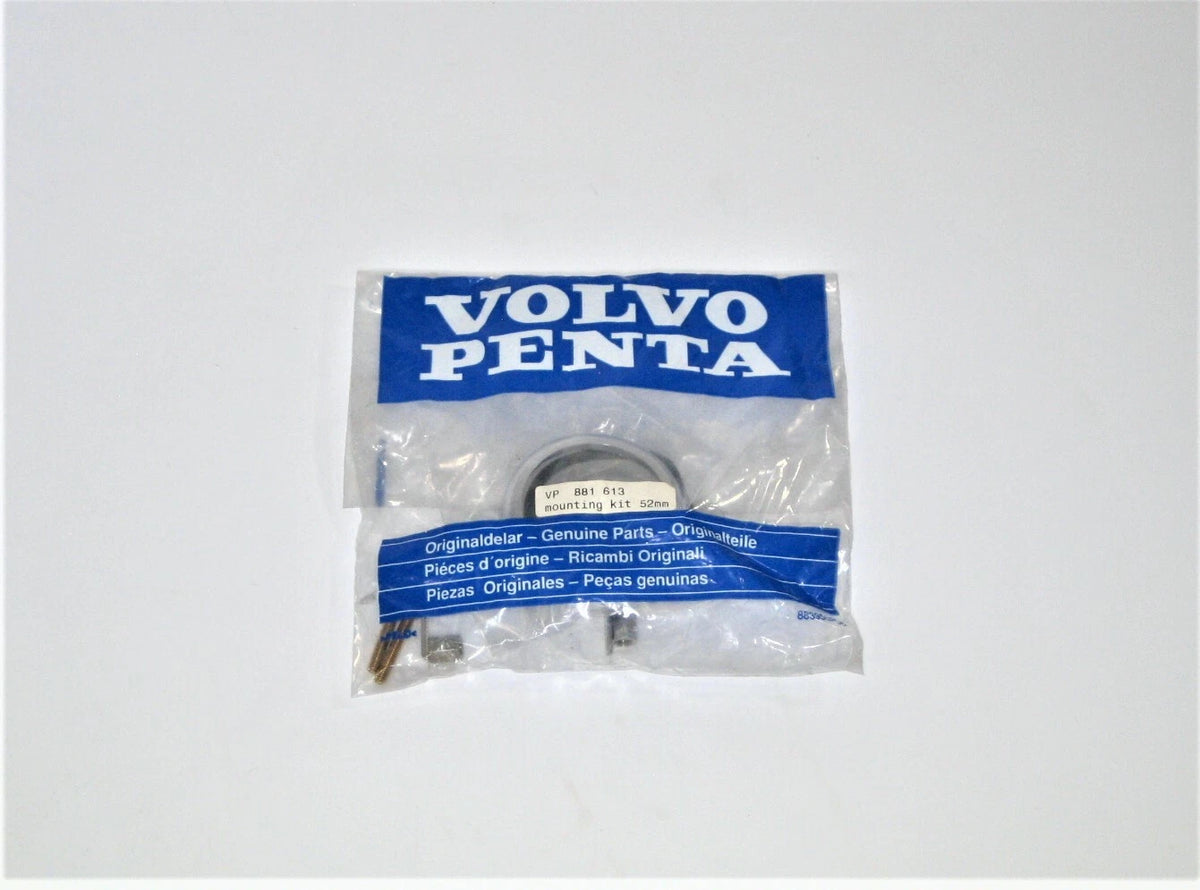Volvo Penta 881613 Marine D Series OEM 52mm Chrome Bezel Brace Mounting Kit