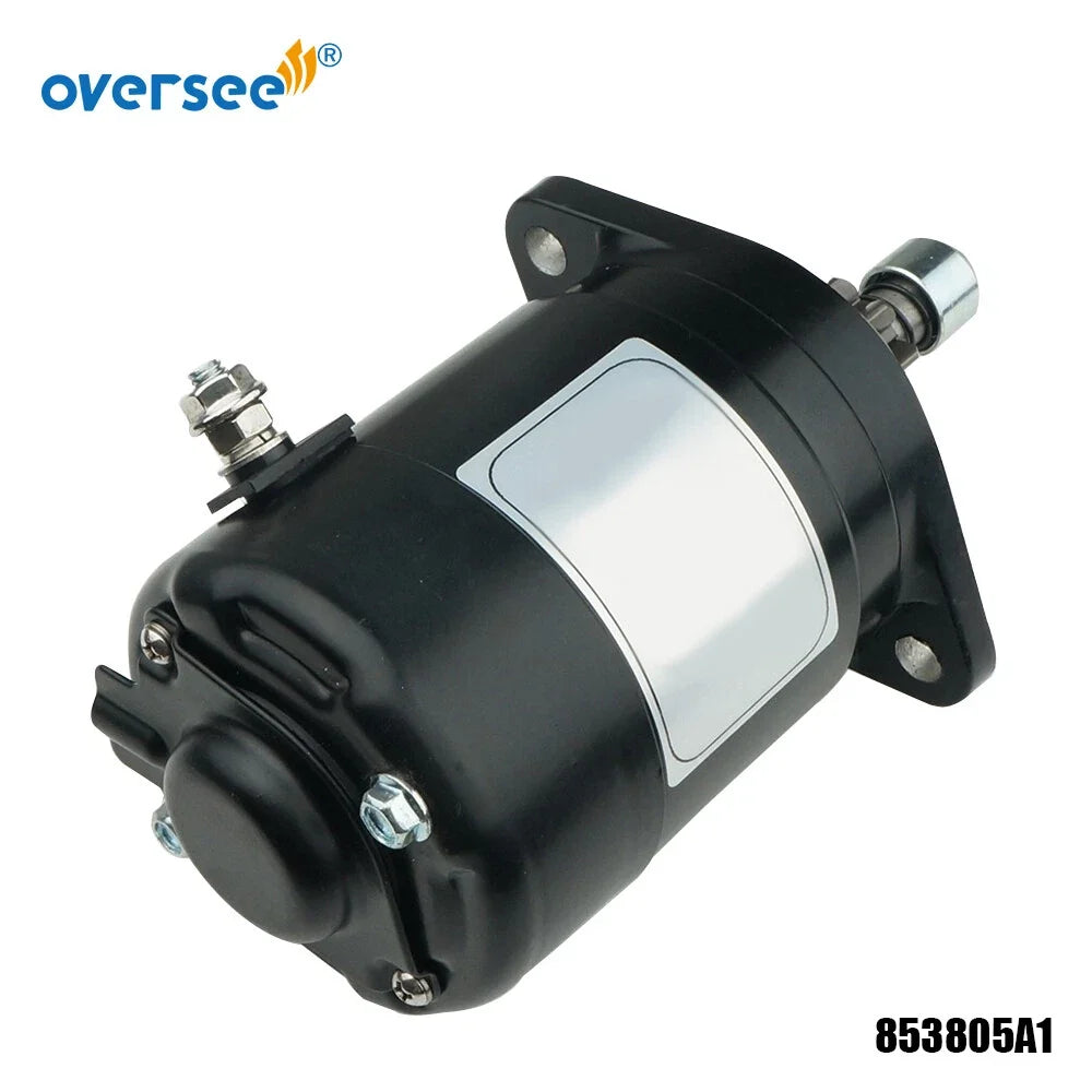 Starter Motor 853805A1 for Mercury 25hp – 30hp Outboard (1990–2023)
