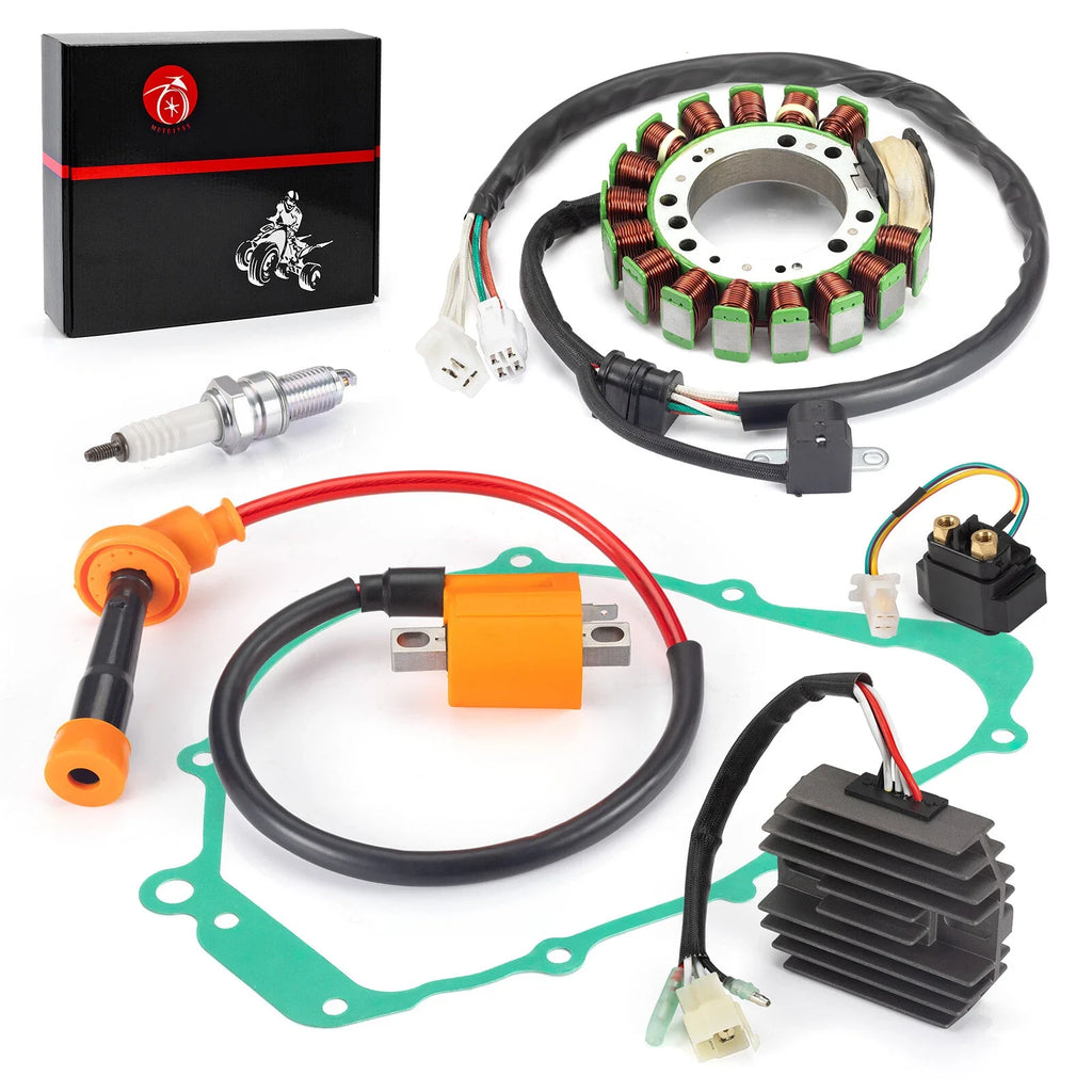 Stator & Relay Ignition Coil Regulator Rectifier for Yamaha Grizzly 600 (1998)