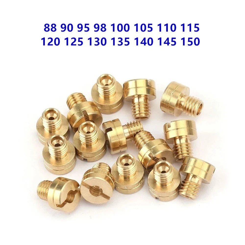 15x Carburetor Main Jets #88-#150 for Mikuni N100/604 VM22 VM24 VM26 VM30