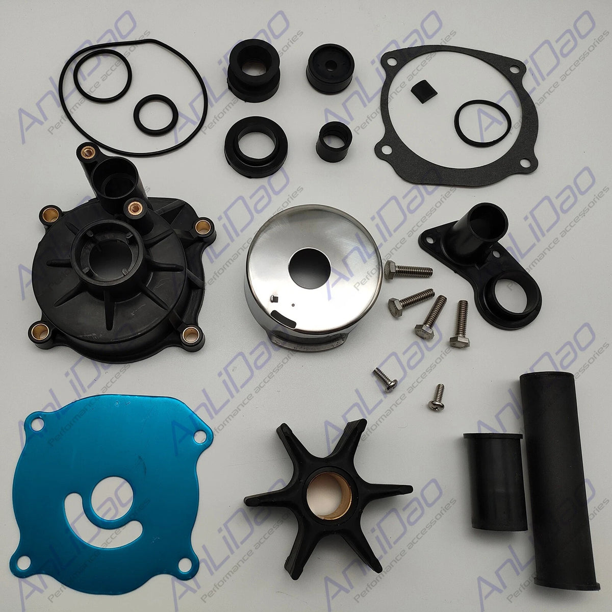 Repl Johnson Evinrude Outboard 75-250HP Water Pump Impeller Kit 5001595