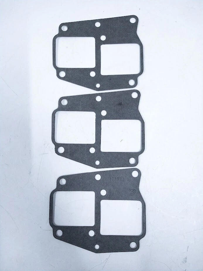 OMC Johnson Evinrude 328993, Leaf Valve Gasket, OEM - 3 Pack
