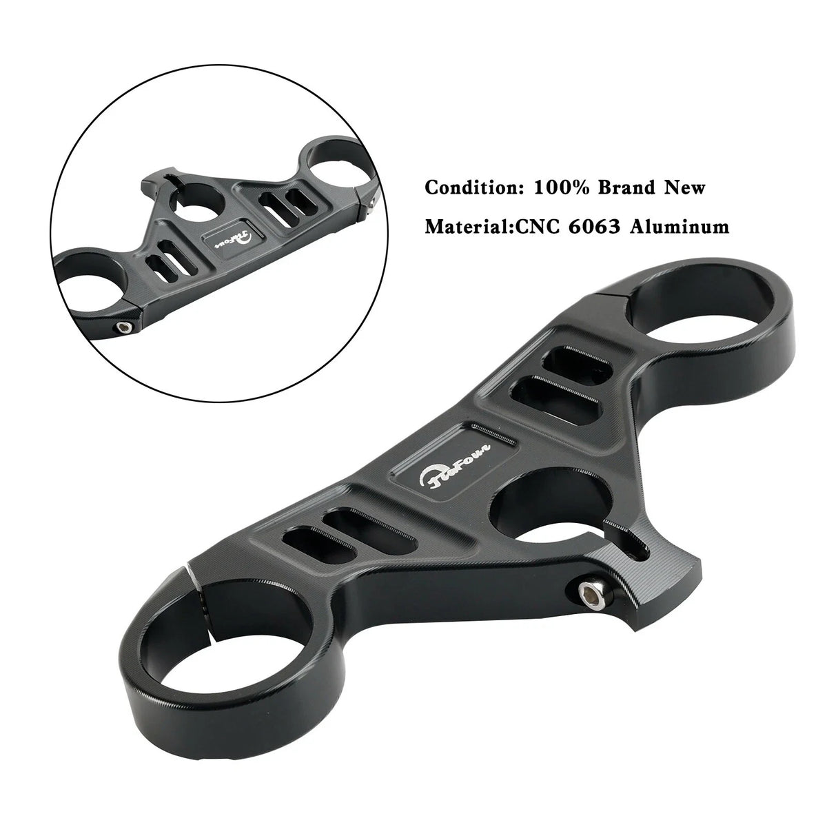 Lowering Triple Tree Front Upper Top Clamp for Ducati Panigale V2 (2018–2022) T9