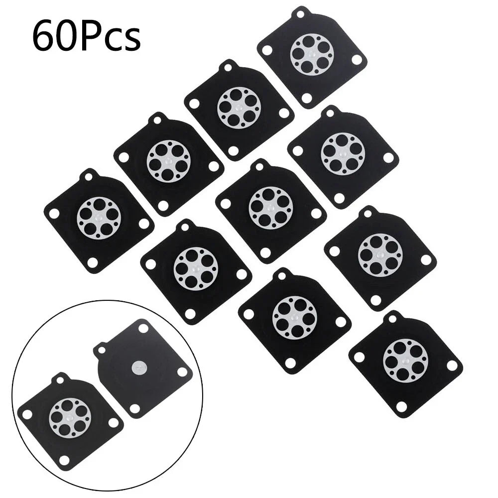60Pcs Metering Diaphragm for ZAMA C1U Carburetor Chainsaw Parts