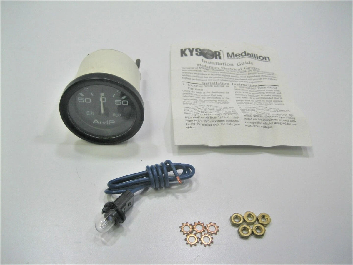 Medallion SAK-115-30 Marine Boat 50 Amp Analog Electrical Gauge * *FREE SHIP