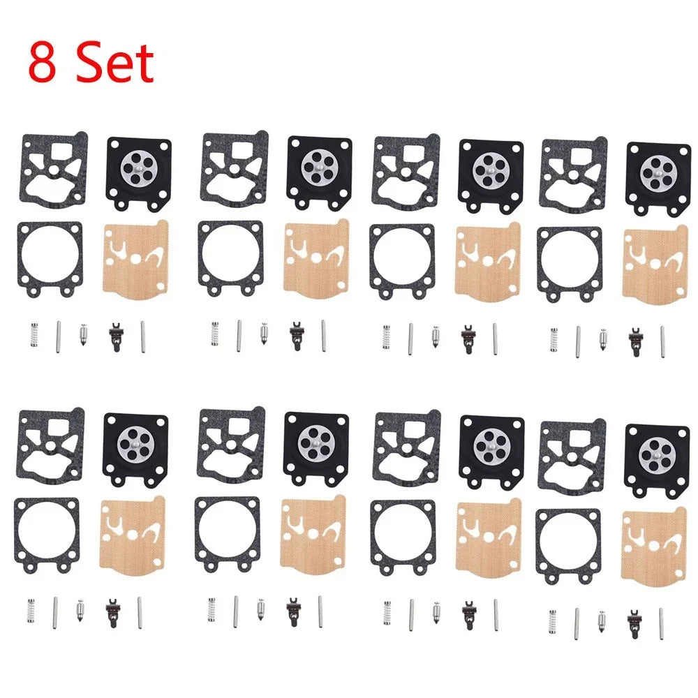 Set of 8 Carburetor Diaphragm Kit for Stihl 024 026 MS240 MS260 (WALBRO K11-WAT)