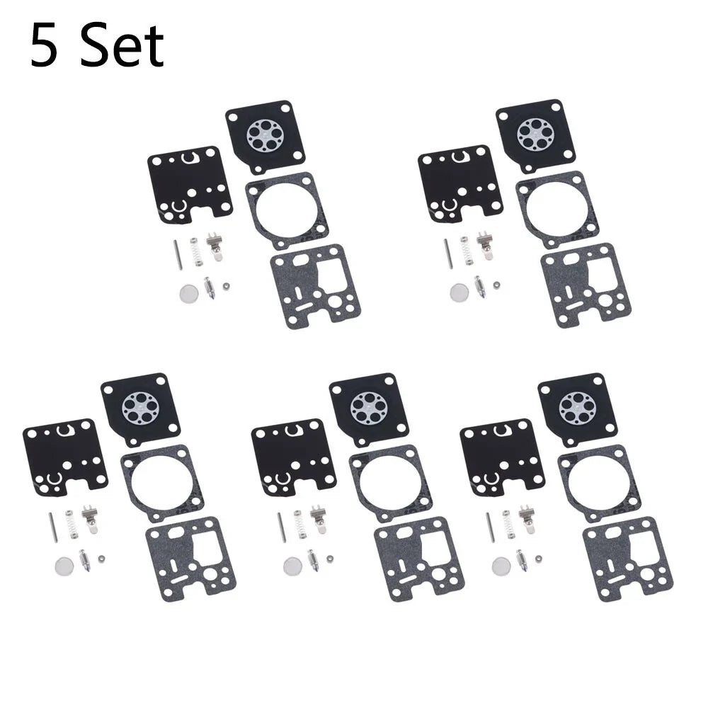 Set of 5 Carburetor Repair Kits for ECHO ES230 ES231 PB230 PB231 ZAMA RB-107