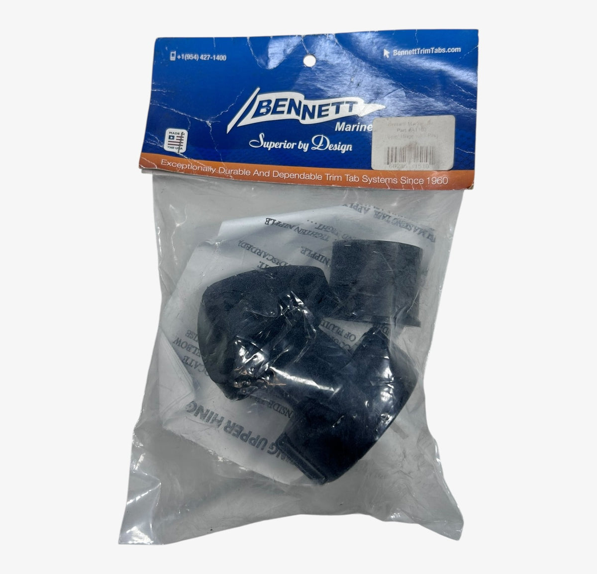Bennet Marine A1103, Trim Tab Upper Hinge with O - Ring