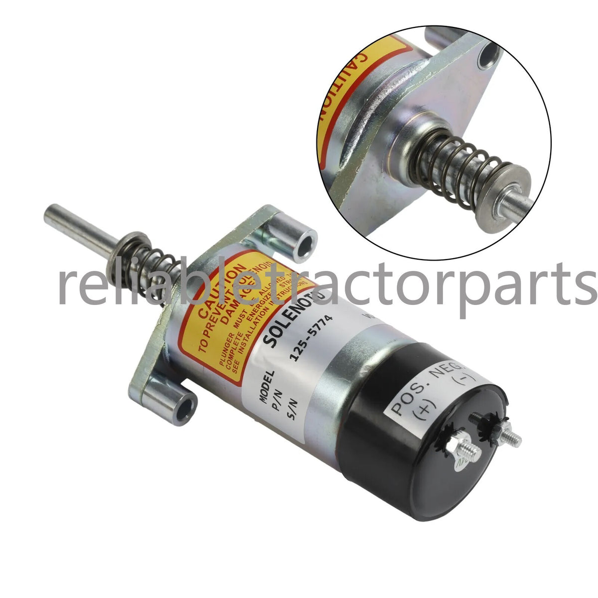 For Caterpillar Excavator 24V Fuel Shutoff Solenoid Valve 125-5774