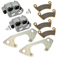 Front Brake Calipers & Pads for Polaris RZR 4 800/900/1000 (2010–2015)