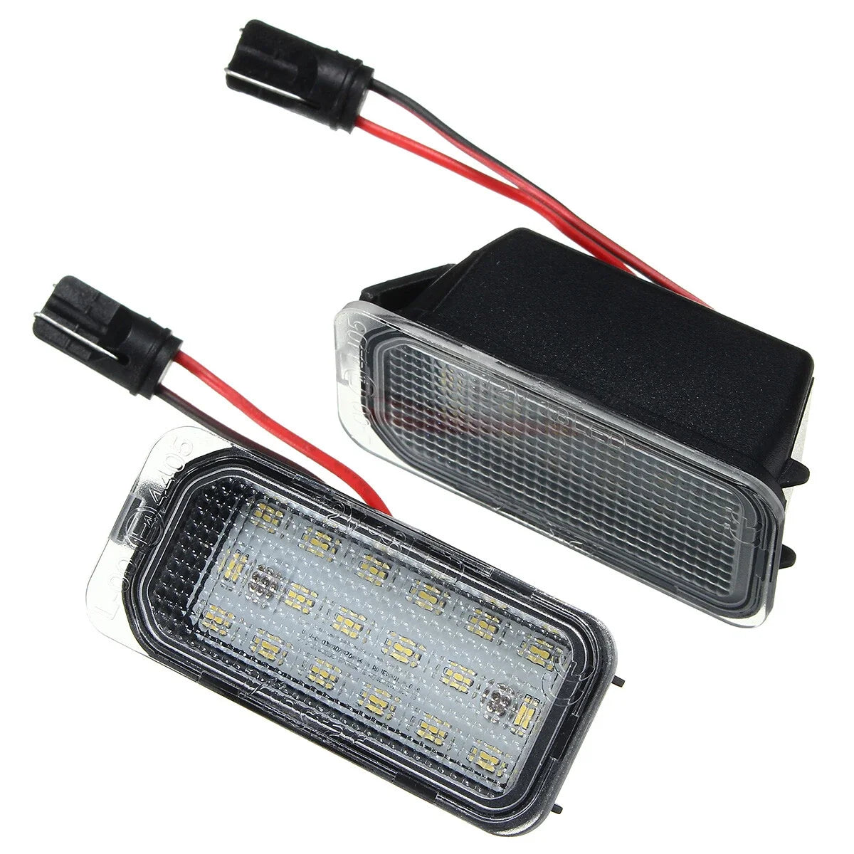 2X Full LED License Plate Light Lamp for Ford Fiesta JA8 (2008–2019) Edge (2015–2018)