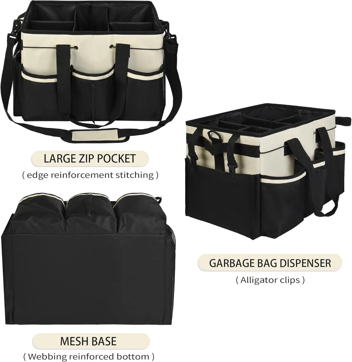 Collapsible Caddy Storage Bag for Car Truck SUV (2010–2023)
