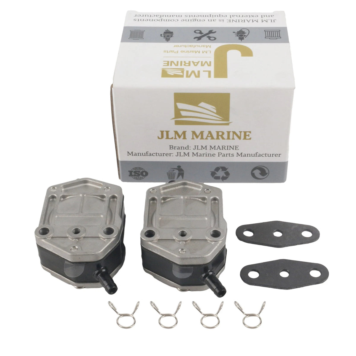 2PCS FUEL PUMP MARINER OUTBOARD 15 20 25 30 40 55 HP 2 STROKE 43113M - 43113T