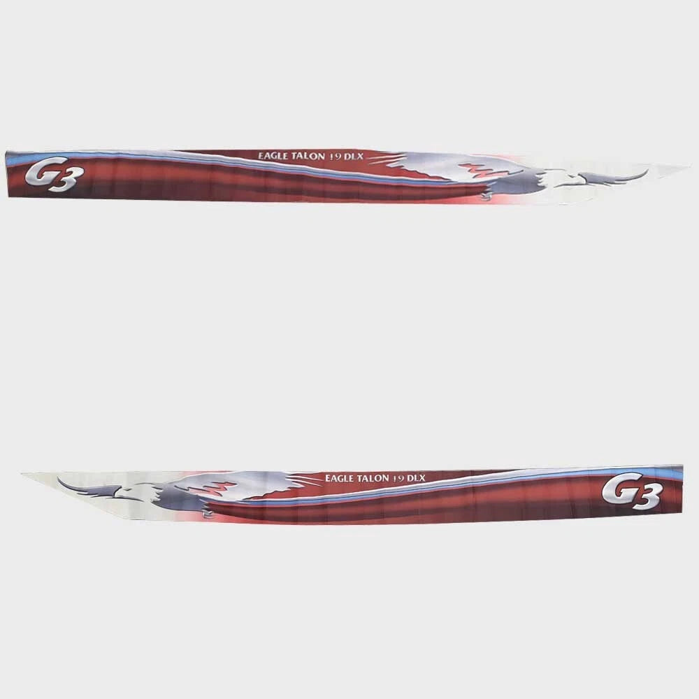 G3 Boat Decals 73405100 - 73405098 - Eagle Talon 19 DLX Red (set of 2)