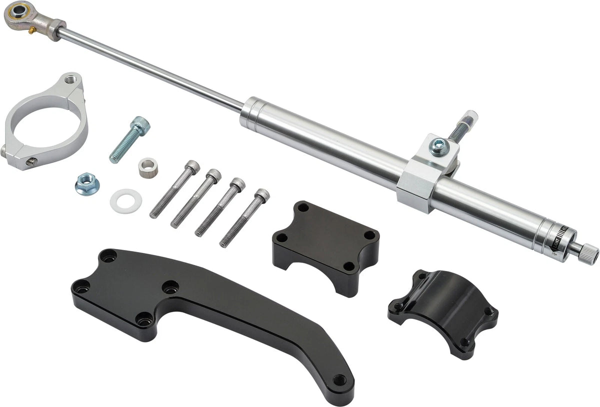 HardDrive Steering Damper Silver for Harley Davidson FLTR Models 2017-2020