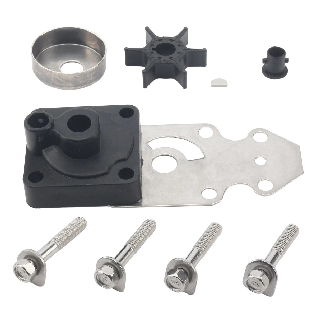 Water Pump Impeller Kit for Yamaha Outboard 63V-W0078-02 63V-W0078-03