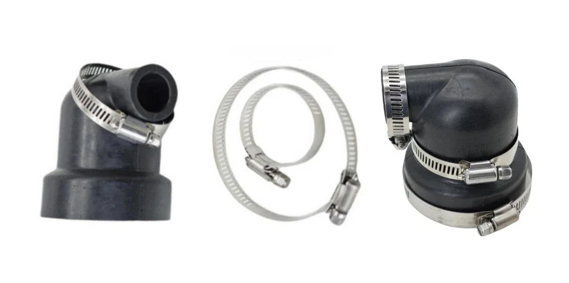 2pcs Heat Exchanger End Cap for Volvo Penta MD 2030 (3580326, 861920)