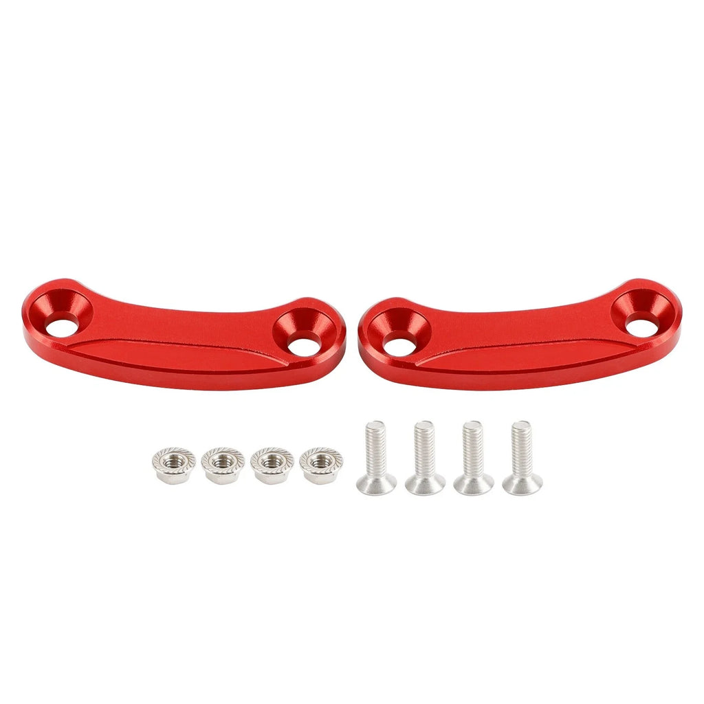 Aluminum Rear View Mirror Hole Caps Red for Kawasaki ZX10R (2016–2023)