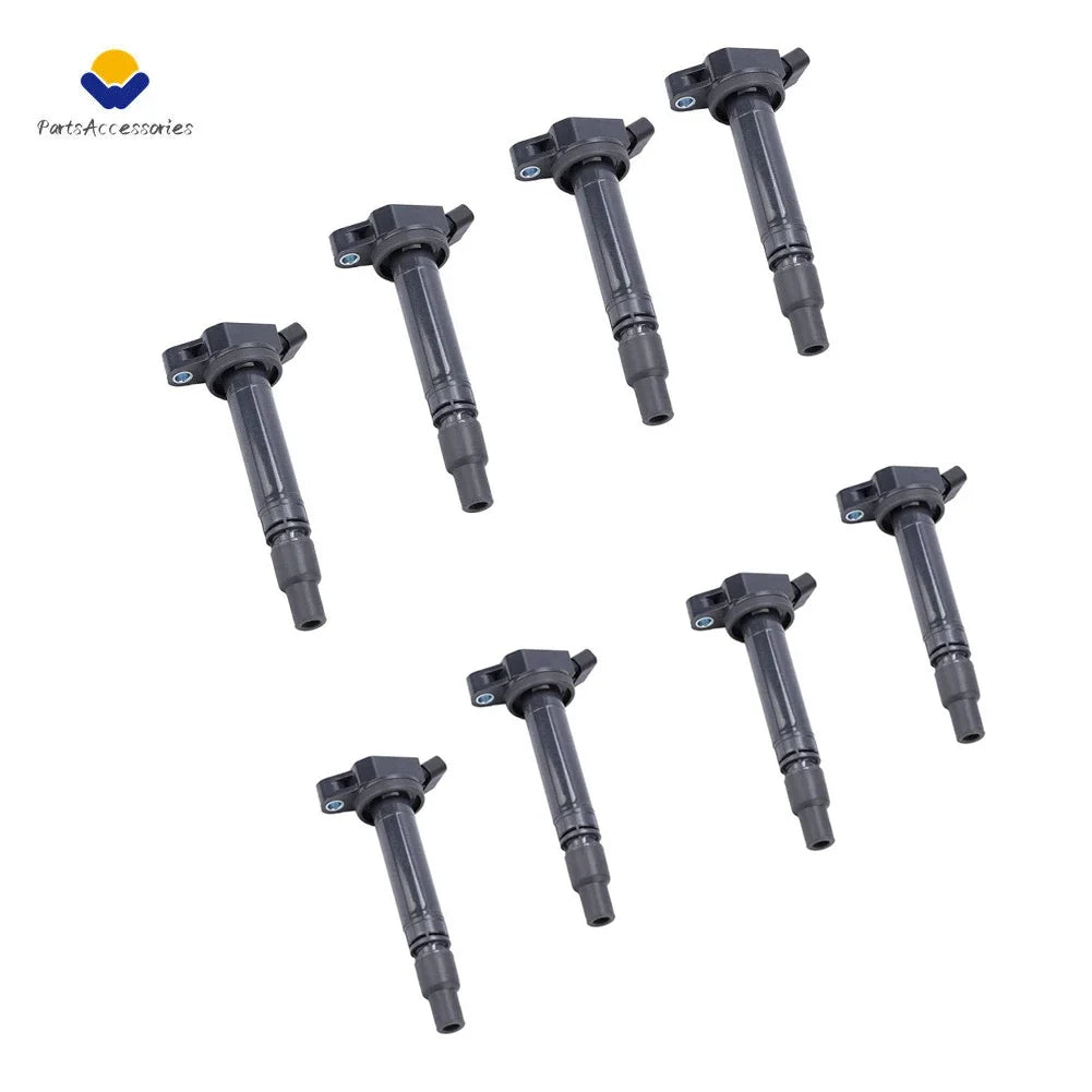 Set of 8 Ignition Coils for Toyota Sequoia RAV4 (2001–2023) 90919-02256 90919-02250