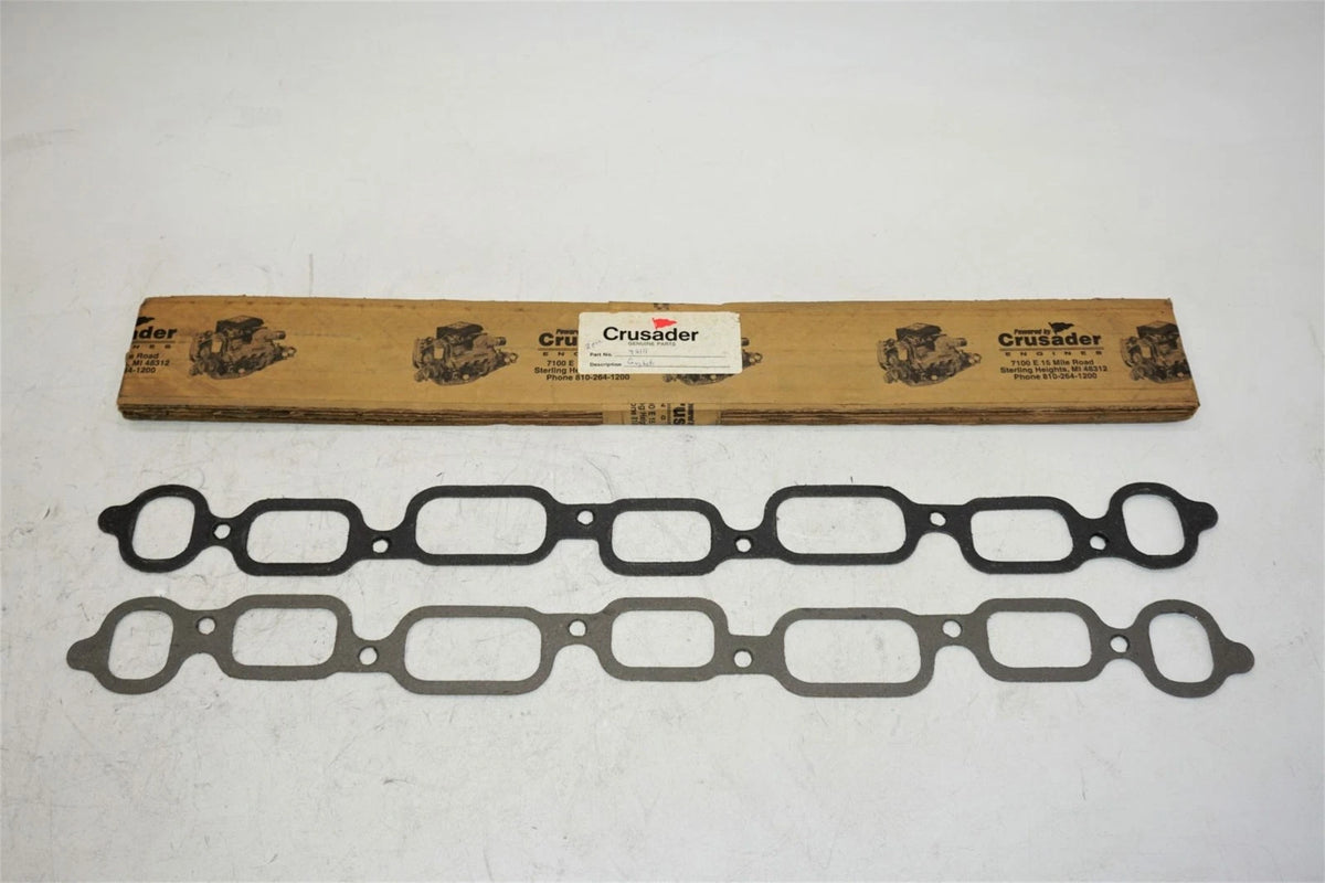 Crusader 96111 Marine Boat V6 Engine Motor Exhaust Manifold Gasket Set * OEM