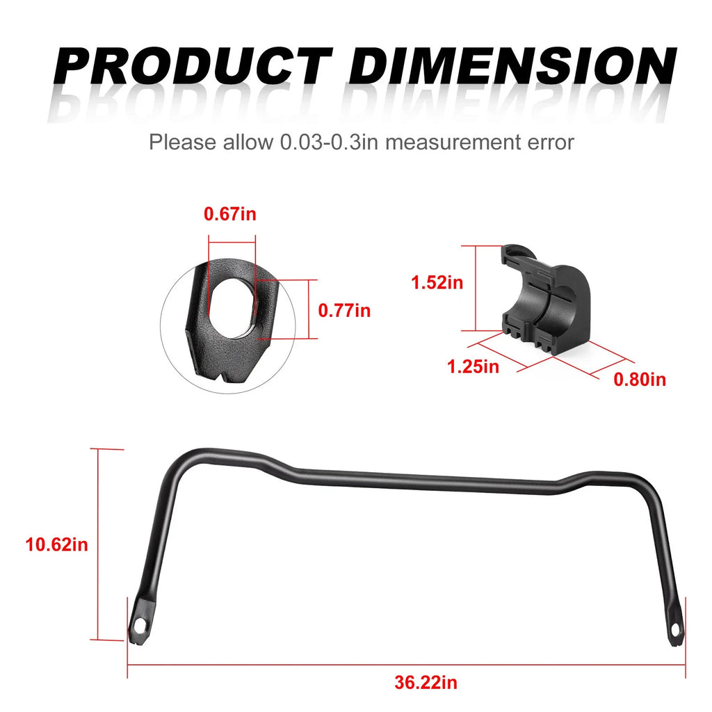 Rear Suspension Stabilizer Sway Bar for Polaris Ranger 1000 XP (2019–2020) 5341033-458