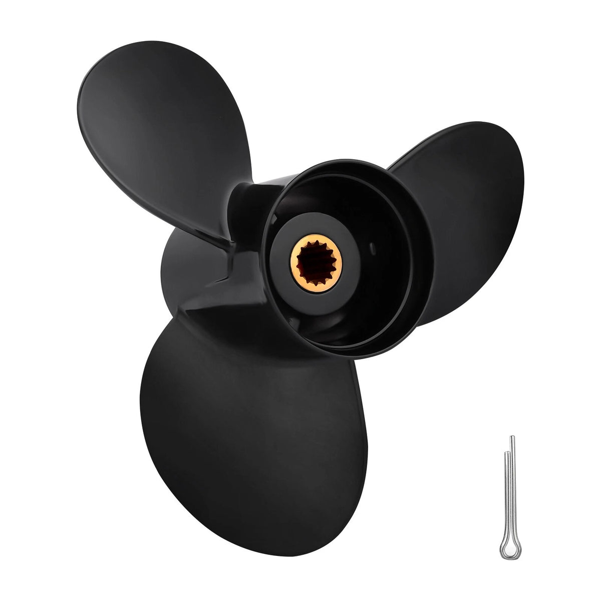 10.1 X 13 Aluminum Outboard Propeller Fit Evinrude 15-35 HP, 14 Spline Tooth, RH