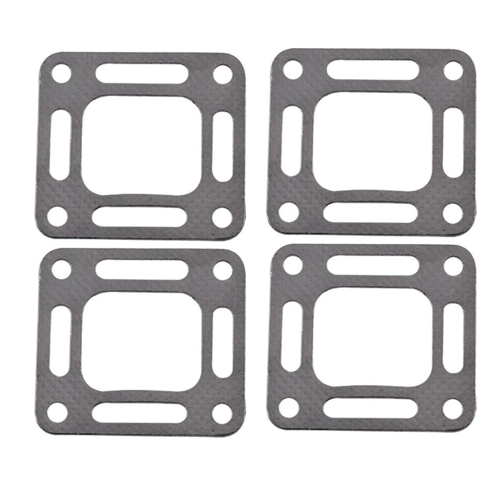 Set of 4 Manifold Riser Elbow Gaskets for Mercruiser 4.3 5.0 5.7 454 502