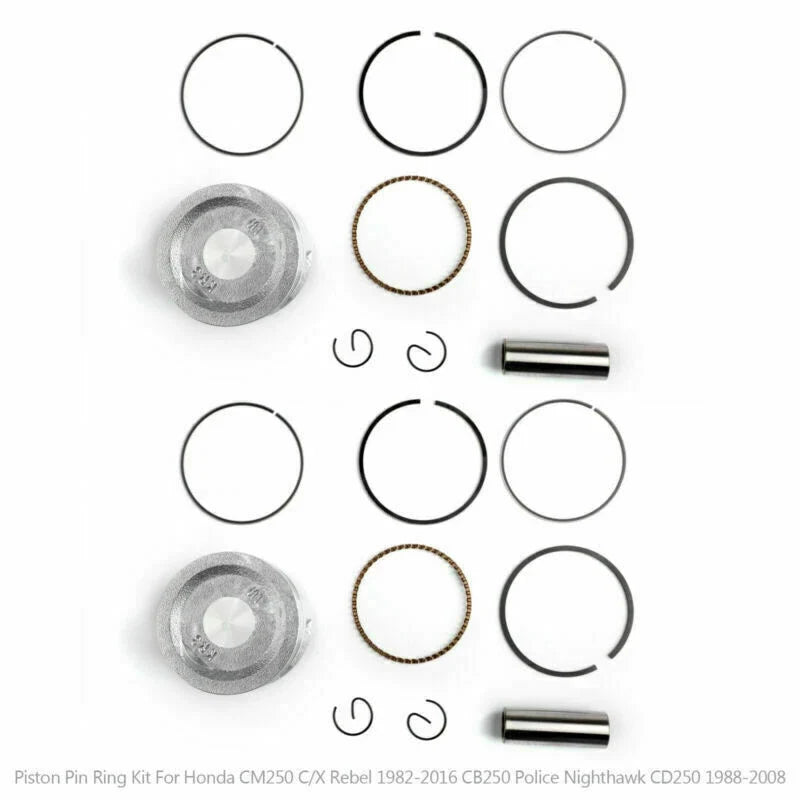 Piston Ring Kit +0.25mm for Honda Rebel CA250 CMX250X CMX250C (T9)